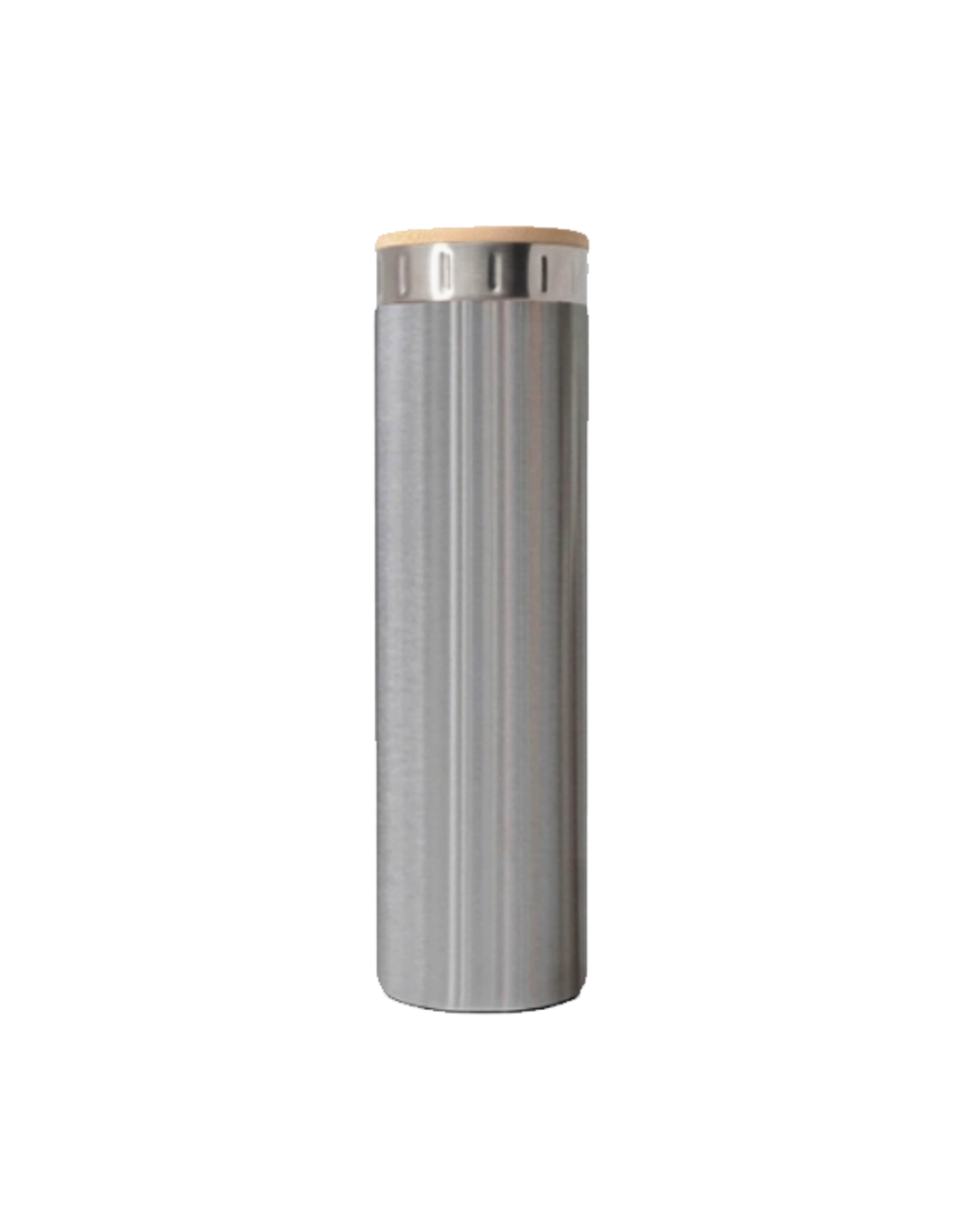 Iconic Brushed Steel Water Bottle with Strap - 20 oz