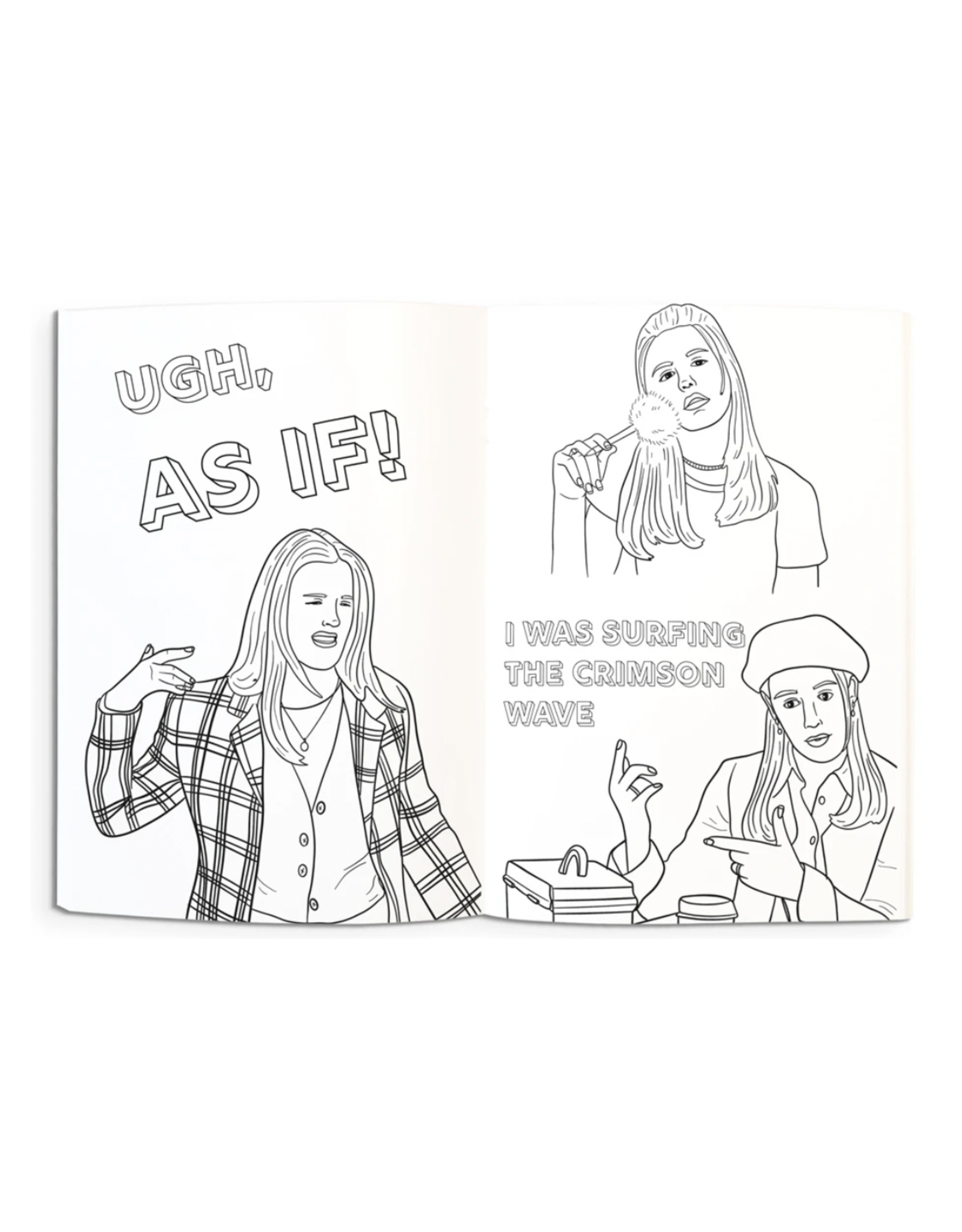 Clueless Coloring Book - Home