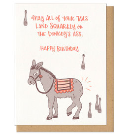 Donkey Ass Birthday Greeting Card