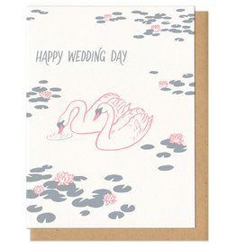 Wedding Swans Greeting Card