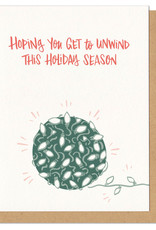 Unwind This Holiday Season Greeting Card