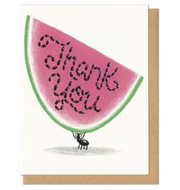 Thank You Watermelon Greeting Card