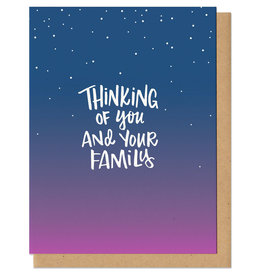 Thinking of You and Your Family Greeting Card