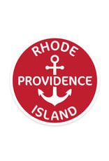 Providence, RI Red Anchor Sticker