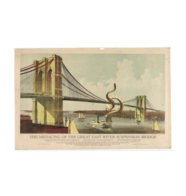 The Menacing of the Brooklyn Bridge Print