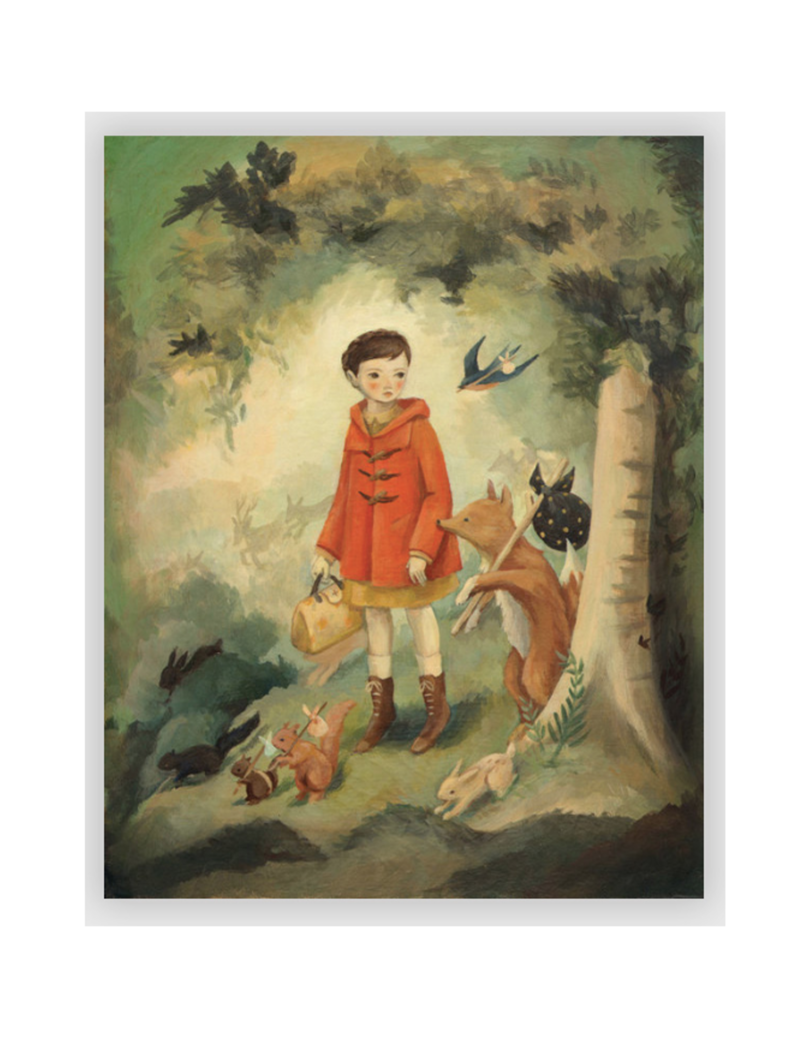 Out of the Woods Red Riding Hood Print