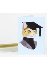 Graduation Cat Greeting Card