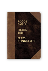 Foods Eaten. Sights Seen. Fears Conquered. Journal
