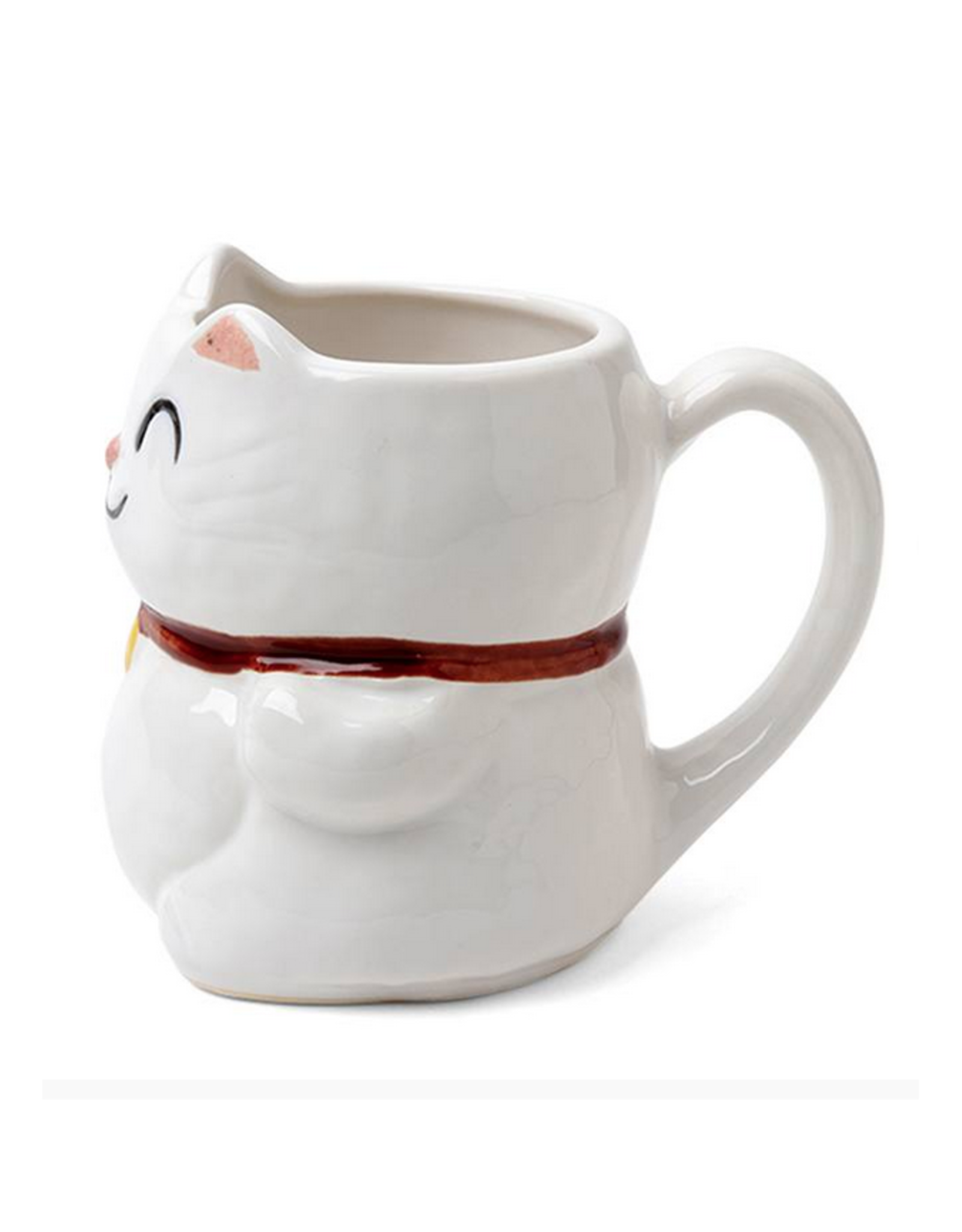 Lucky White Cat Mug