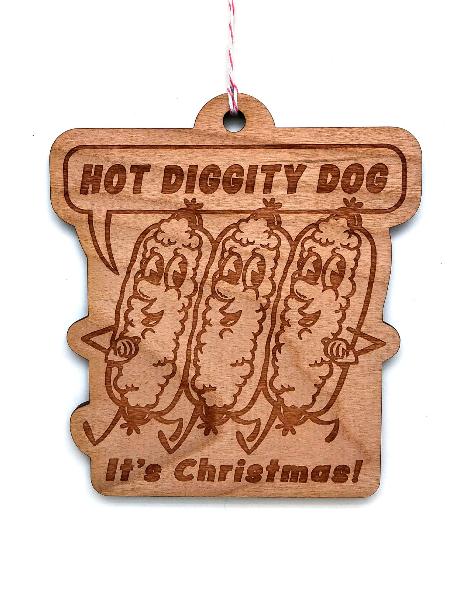 Hot Diggity Dog Ornament