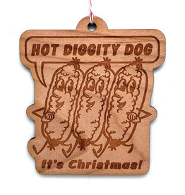 Hot Diggity Dog Ornament