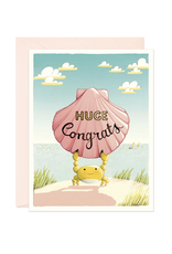 Crab Huge Congrats Greeting Card