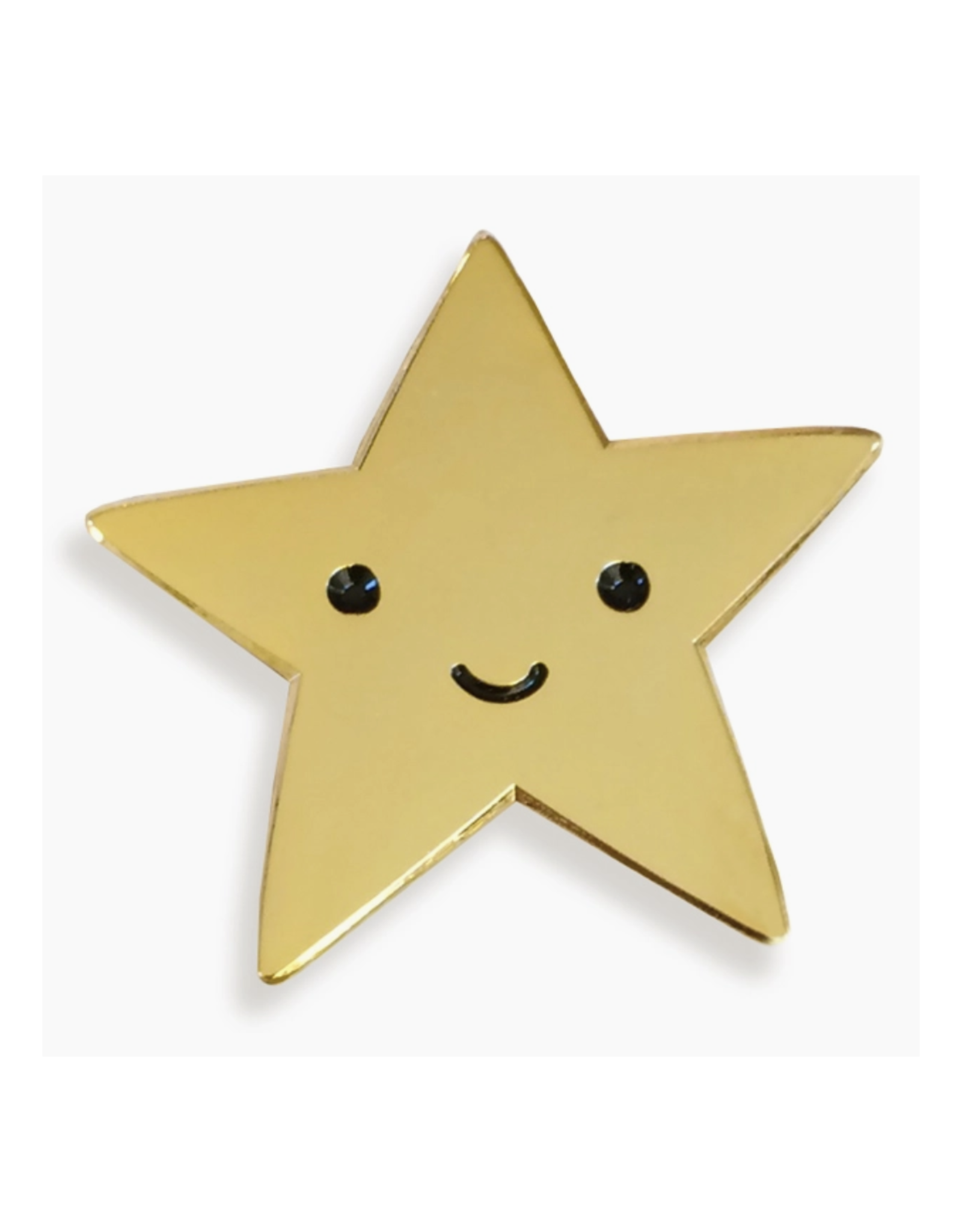 Gold Star Enamel Pin