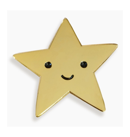 Gold Star Enamel Pin