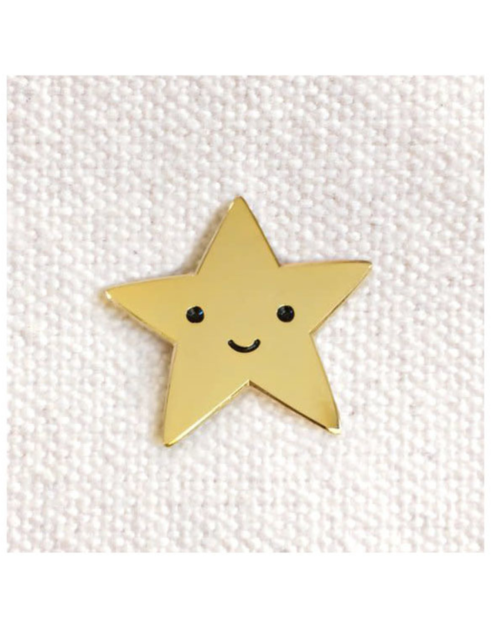 Gold Star Enamel Pin