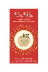 Golden Apple Enamel Pin