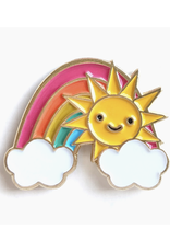 Sunny Rainbow Enamel Pin