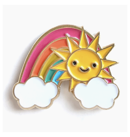 Sunny Rainbow Enamel Pin