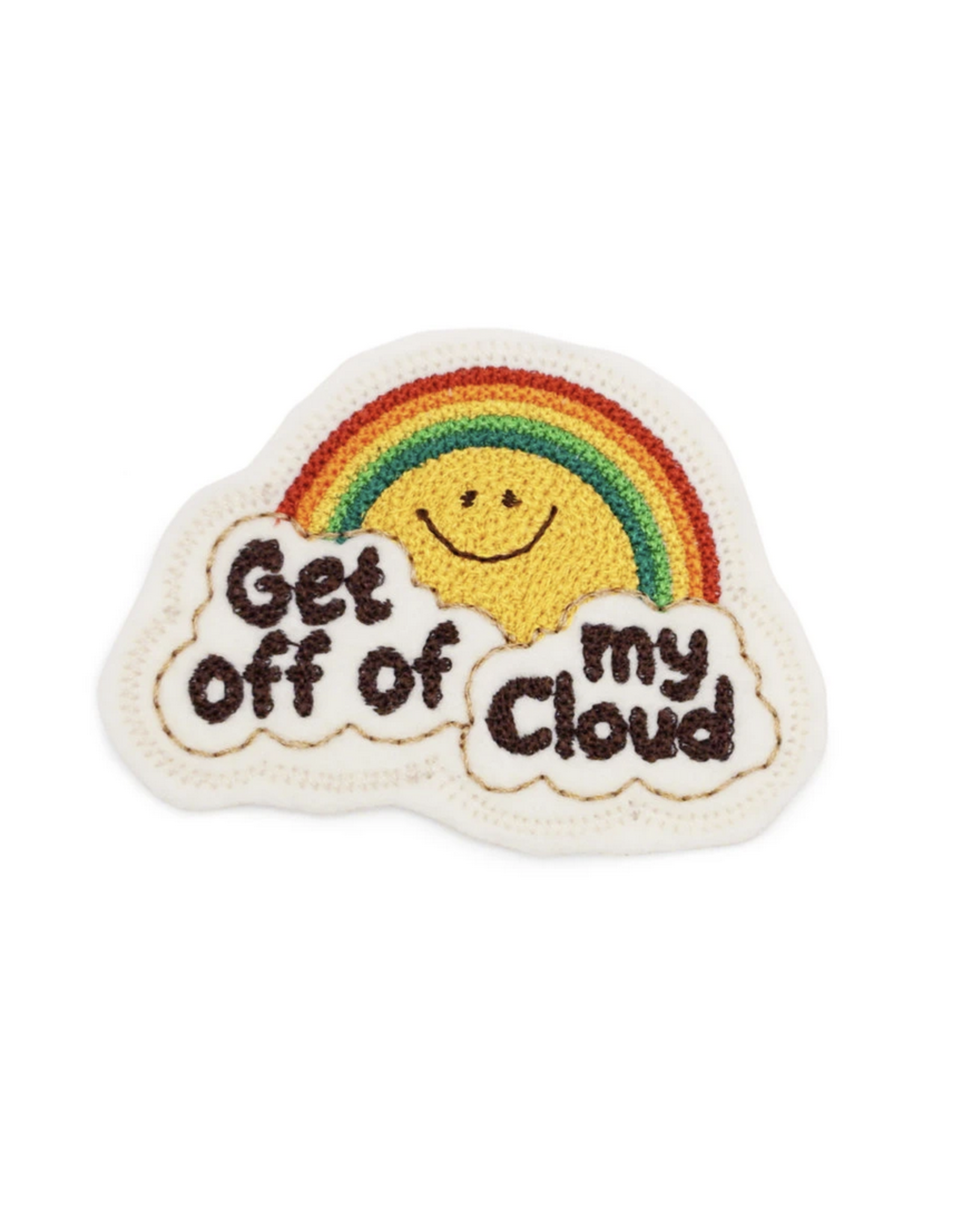 Get Off My Cloud Chainstitched Patch