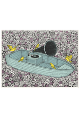 Flower Boat Greeting Card