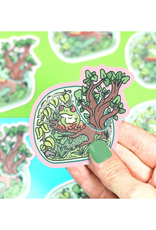 Tree Frog Terrarium Sticker