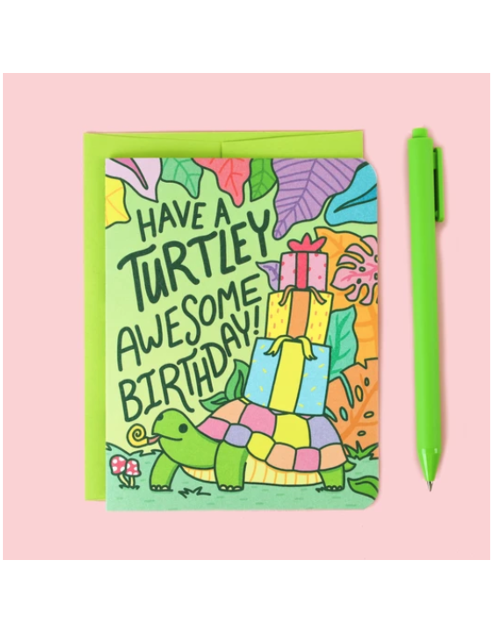 Turtley Awesome Birthday Greeting Card