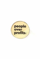 People Over Profits Pin