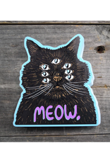 Meow Alien Cat Sticker