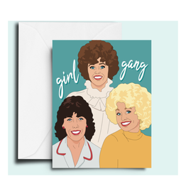 9 to 5 Girl Gang Greeting Card