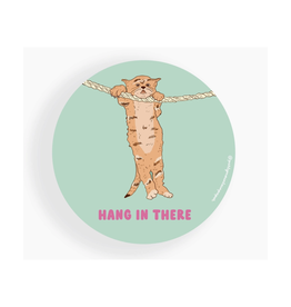 Hang In There Cat Sticker