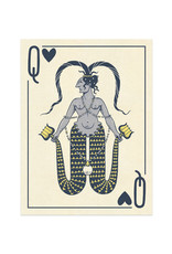 Playing Card Print - Queen of Hearts