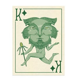 Playing Card Print - King of Diamonds