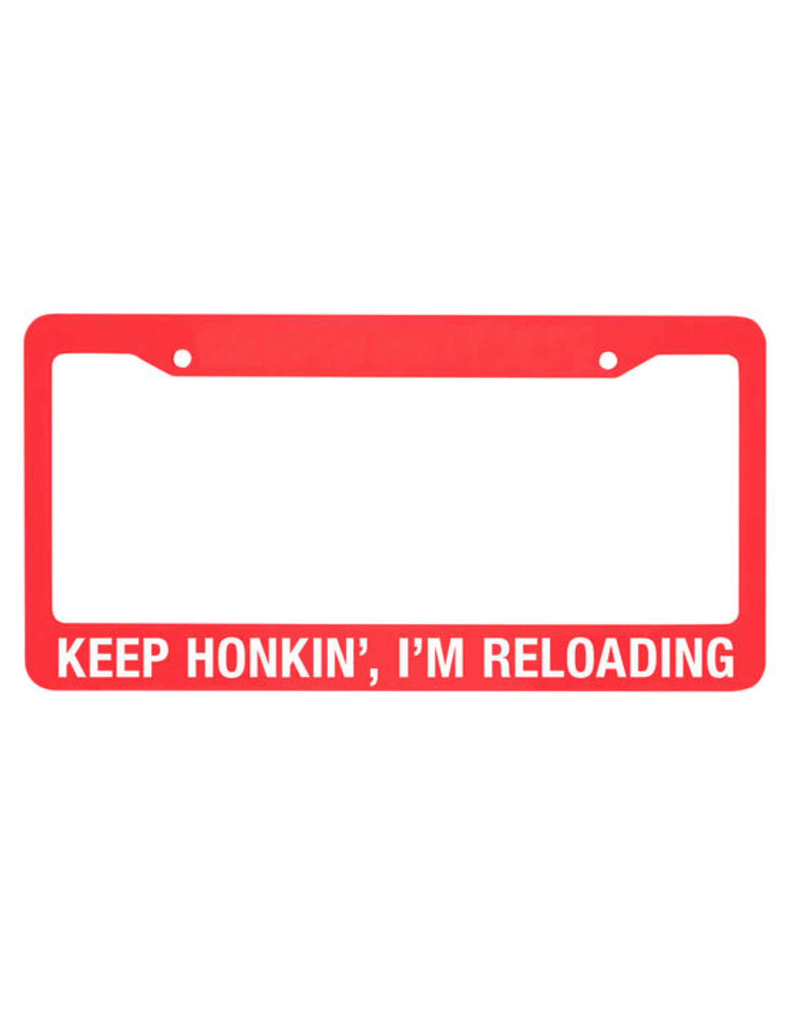 Keep Honking License Plate Holder