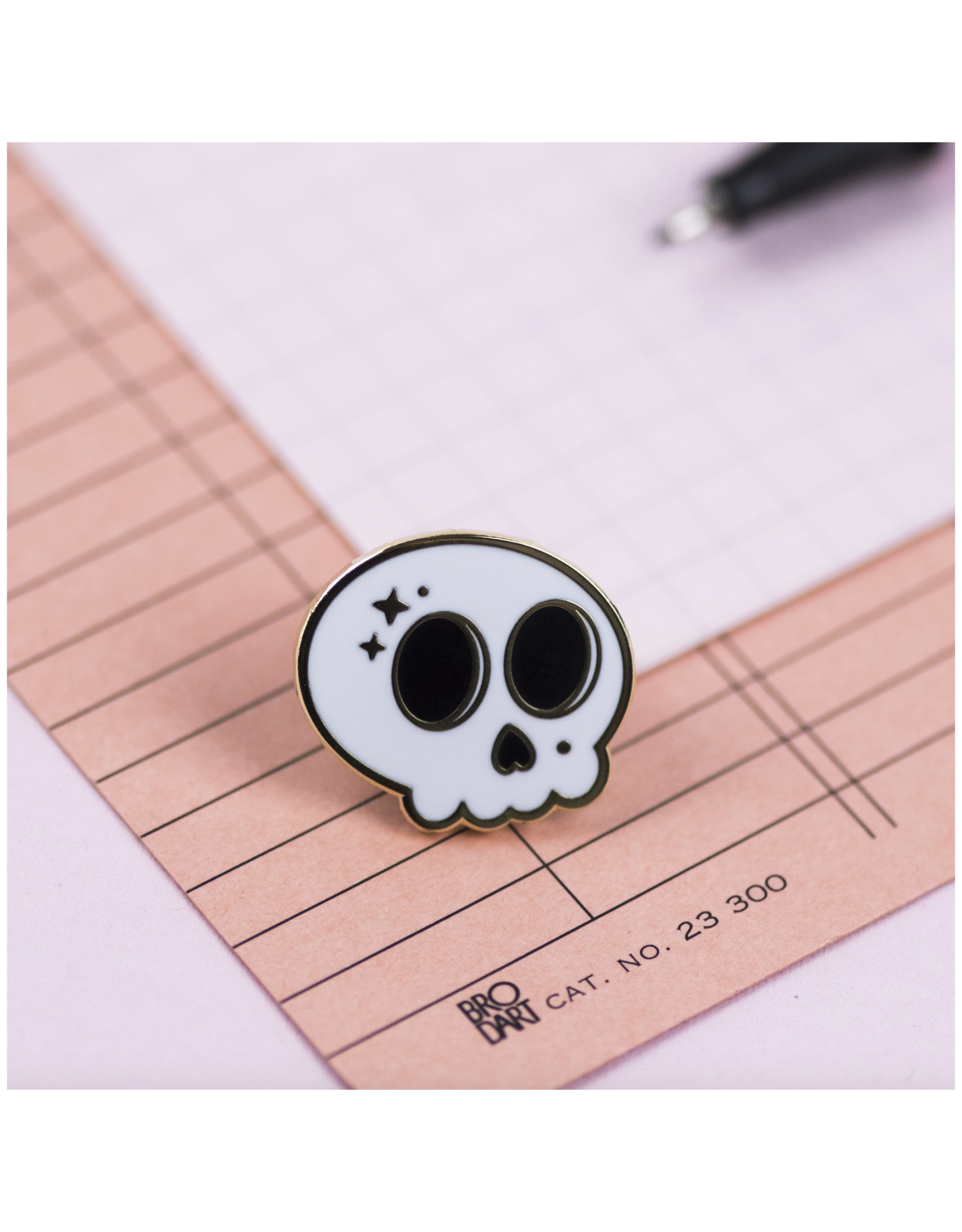 Cute Skull Pin