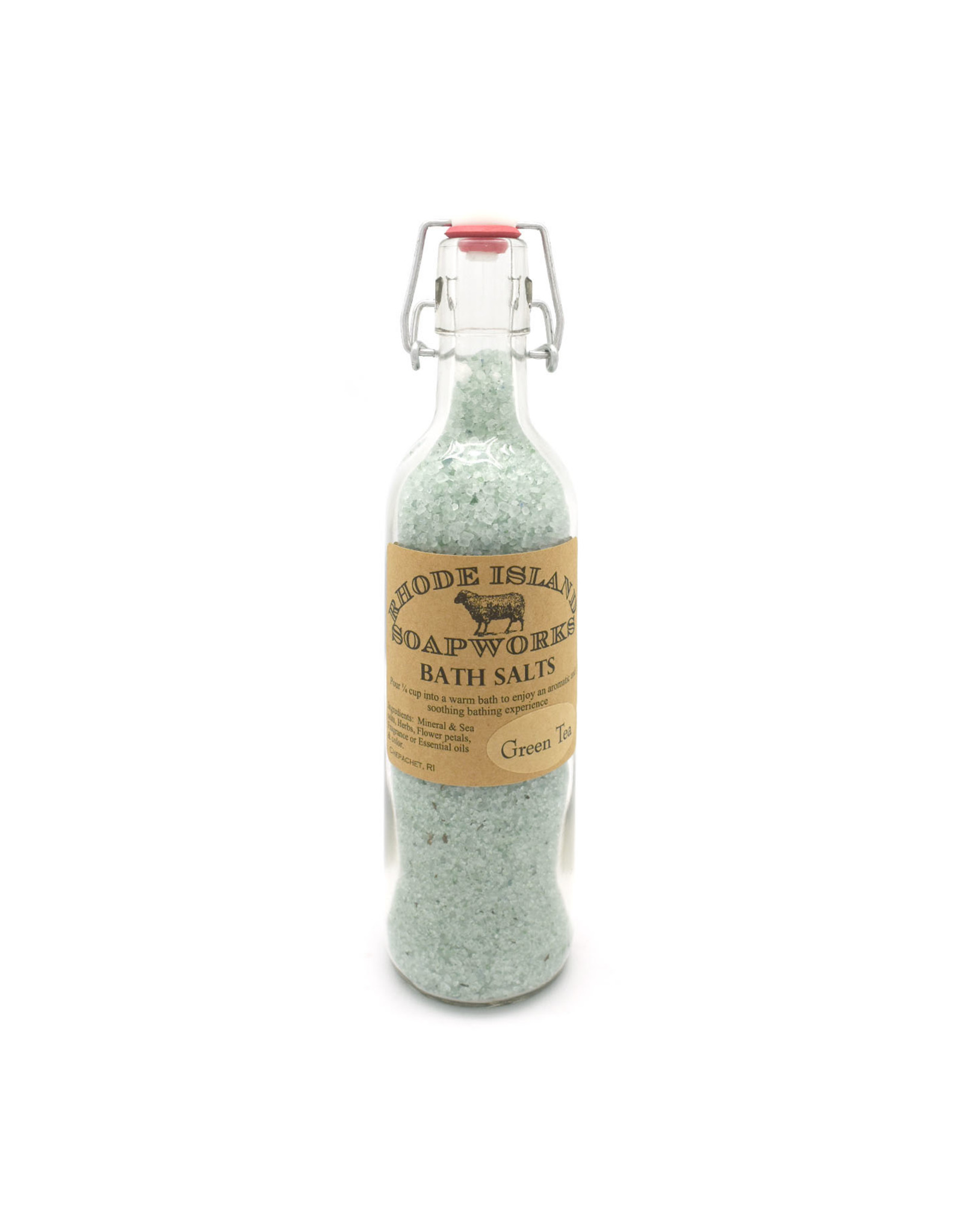 Green Tea Bottled Bath Salts