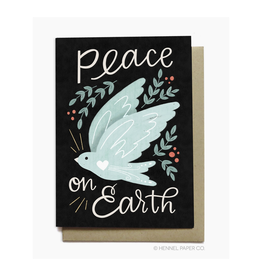 Peace On Earth Dove Greeting Card