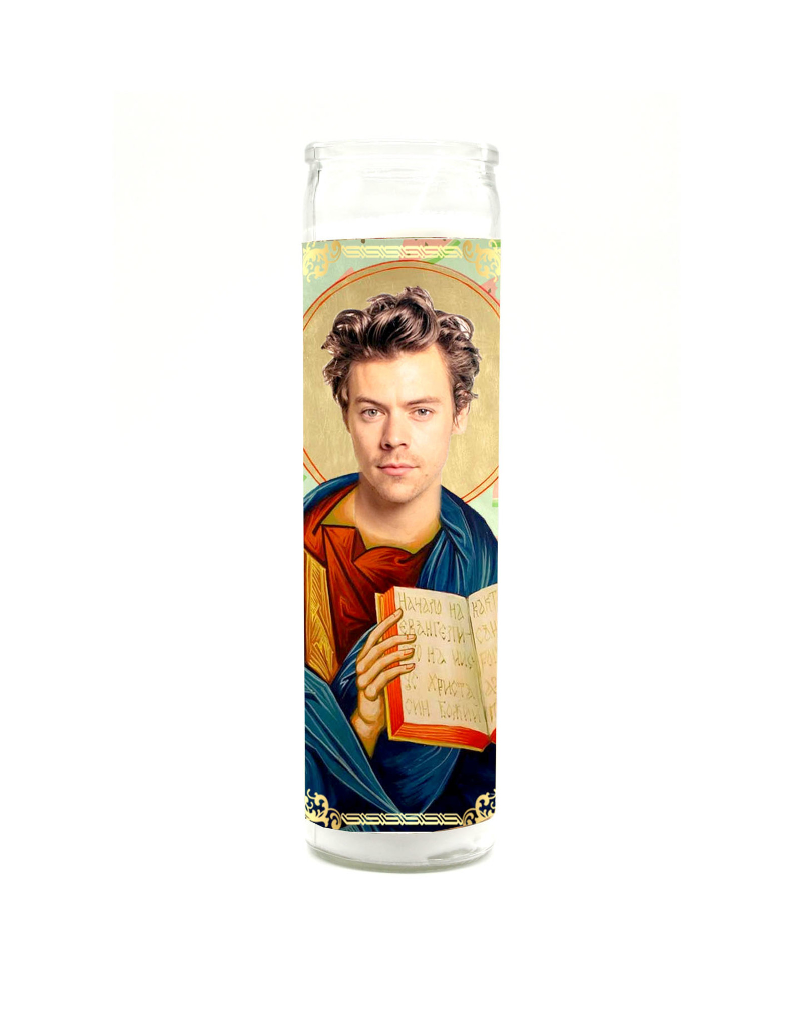 Harry Styles Prayer Candle Home