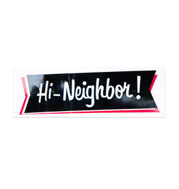 Hi Neighbor Narragansett Bumper Sticker