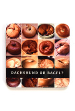 Dachshund or Bagel? Coaster
