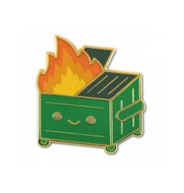 Lil Dumpster Fire Enamel Pin