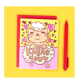 I Knead You Chef Kitty Greeting Card