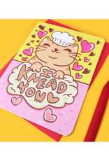 I Knead You Chef Kitty Greeting Card