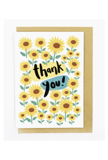Thank You Sunflowers Greeting Card