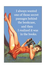 Secret Passages Behind the Bookcase Magnet