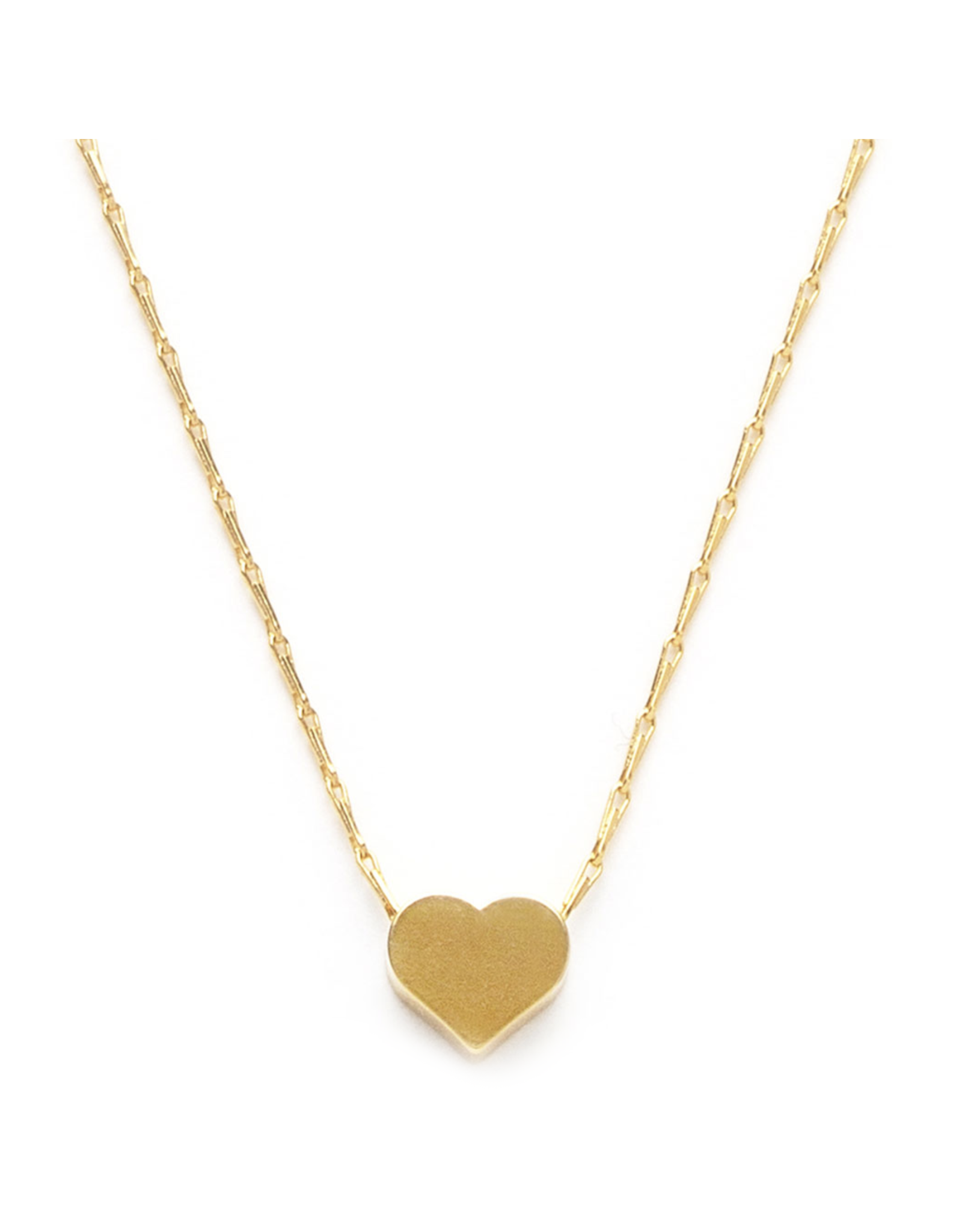 A Mano Tiny Heart Necklace - Gold