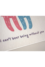 Can't Bear Bears Greeting Card