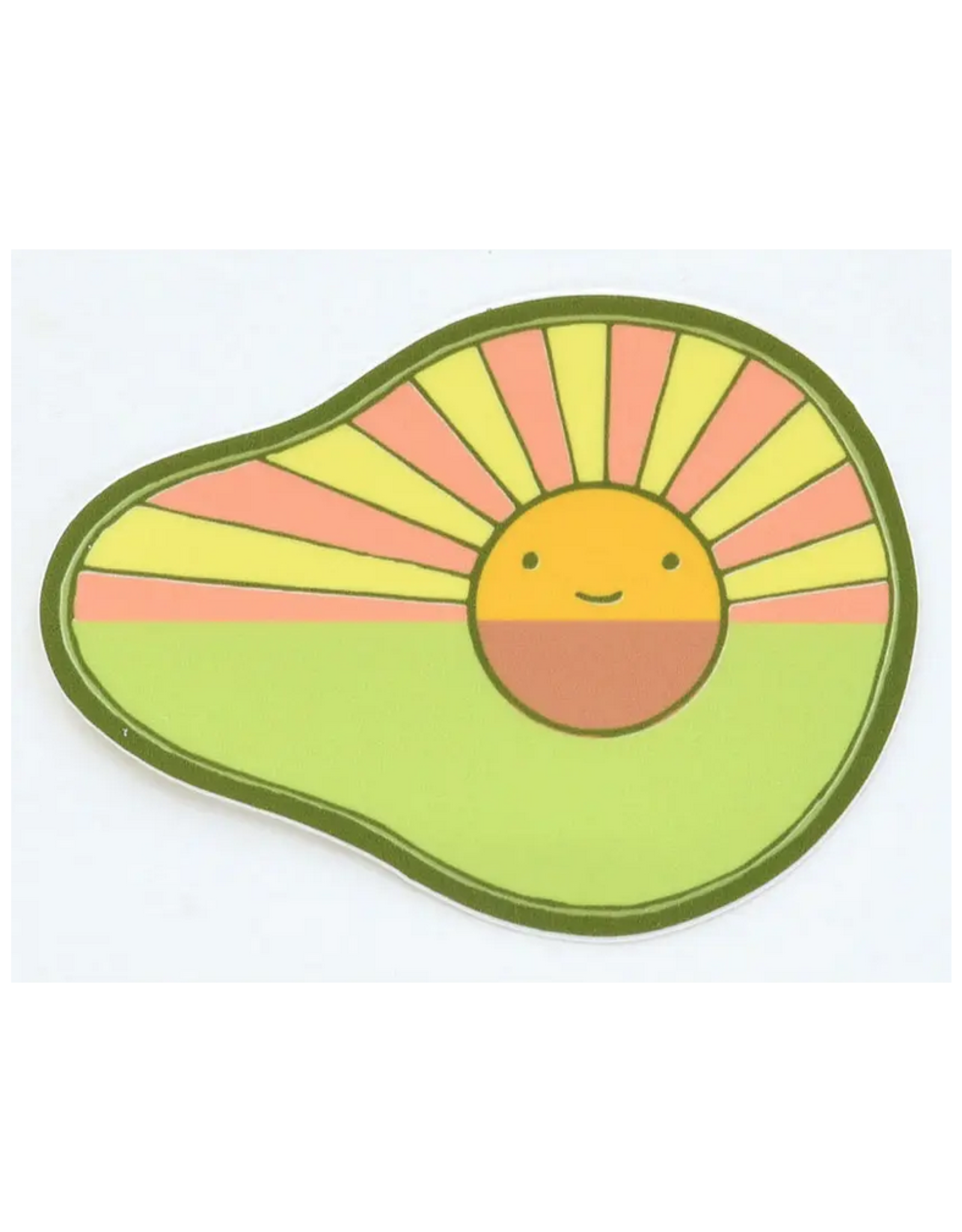 Avocado Sunrise Sticker