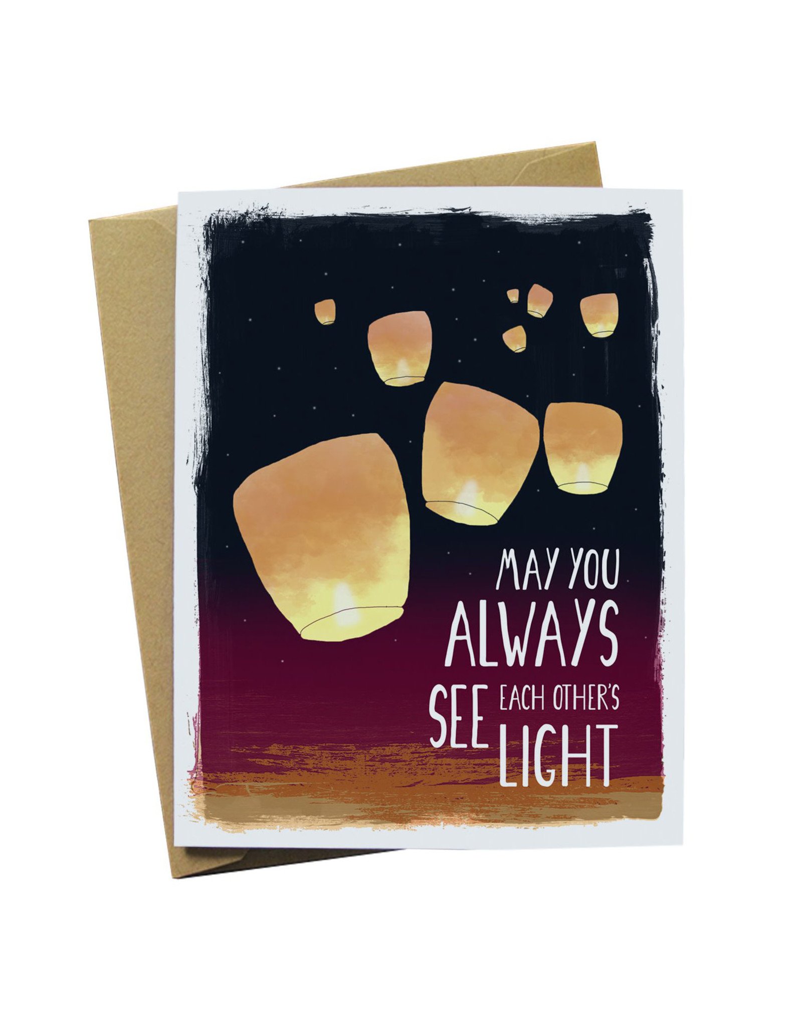May You Always See Each Other's Light Greeting Card