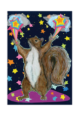 Magical Squirrel Greeting Card