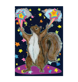 Magical Squirrel Greeting Card